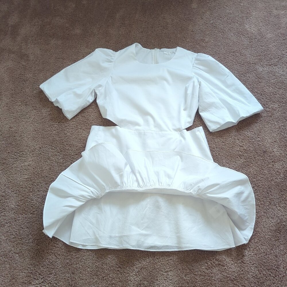 Veronica Beard Iker White Mini Dress Size 12 - Picture 5 of 14